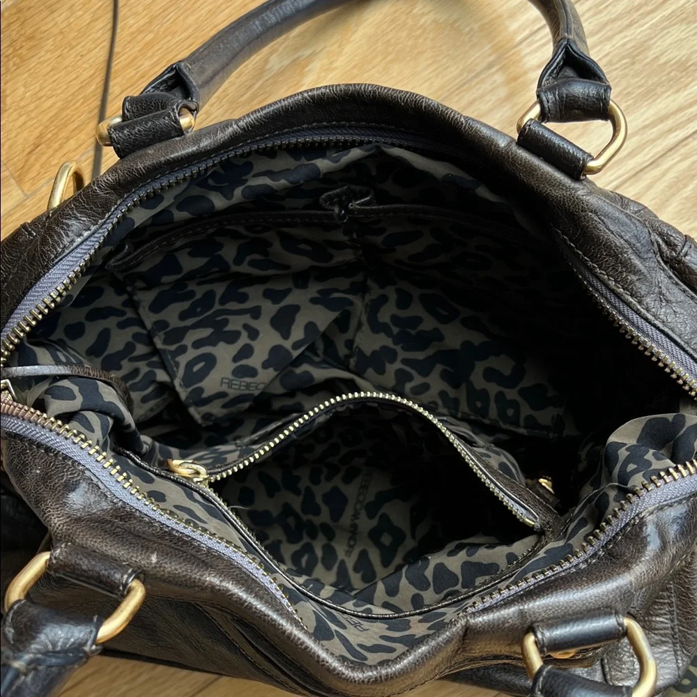 Grey Leather Handbag - Picture 6 of 7
